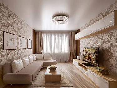 Сатиновые натяжные потолки